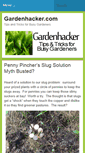 Mobile Screenshot of gardenhacker.com